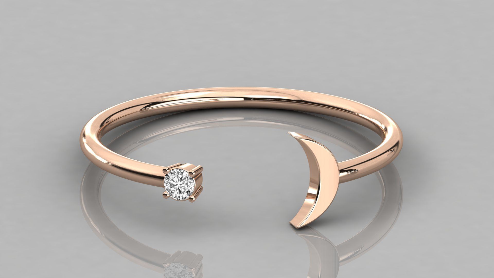 300 solitaire women ring 3dm 9 render stl detail bulk collection 3D print model_50