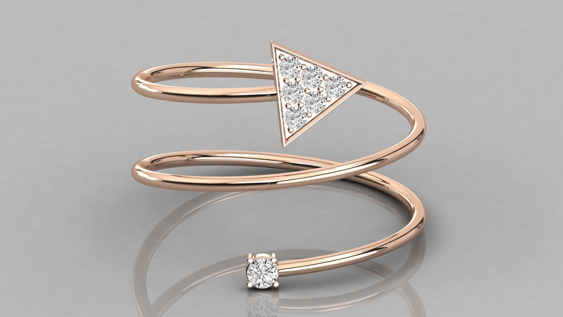 300 solitaire women ring 3dm 9 render stl detail bulk collection 3D print model_103