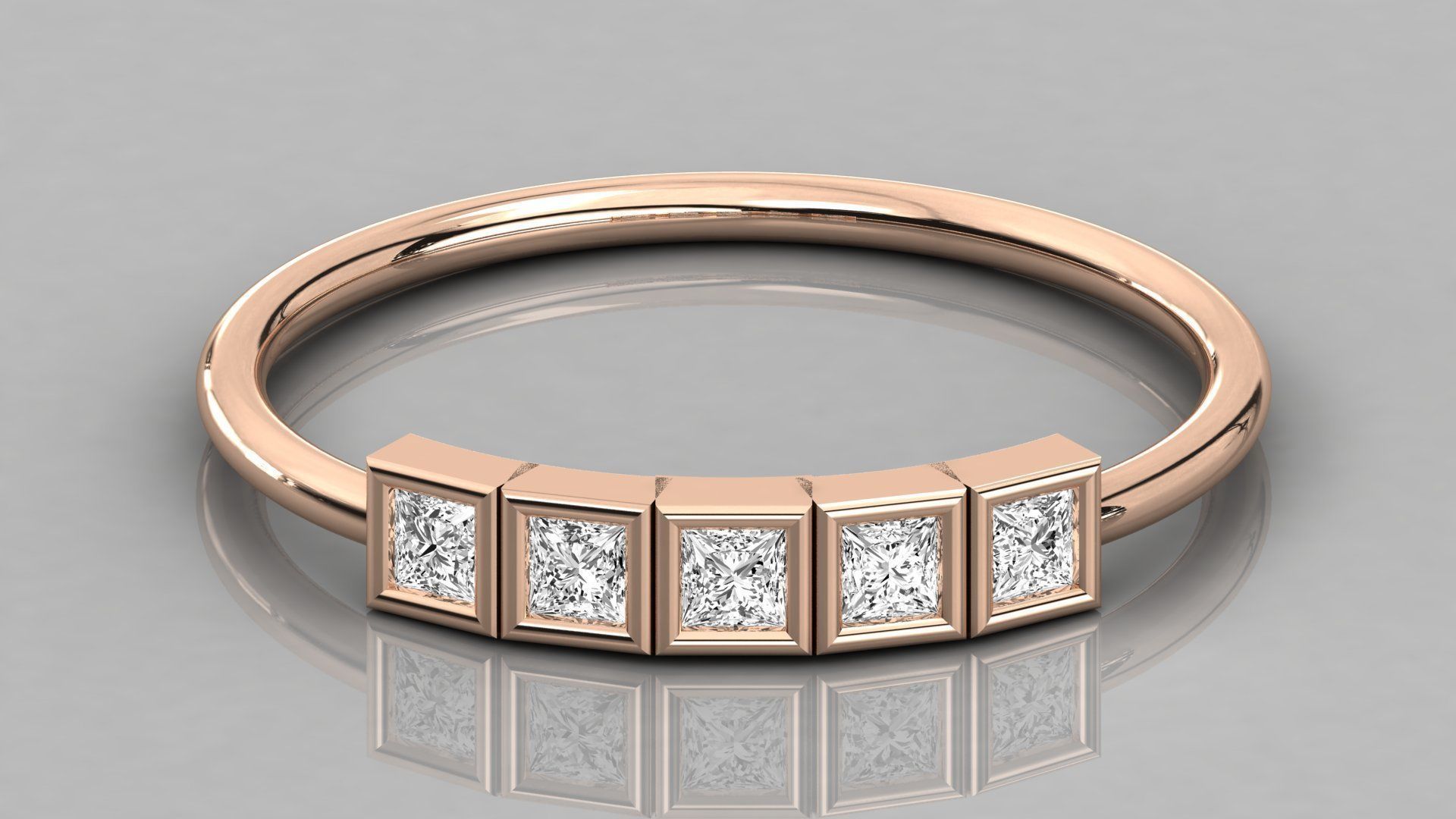 300 solitaire women ring 3dm 9 render stl detail bulk collection 3D print model_106