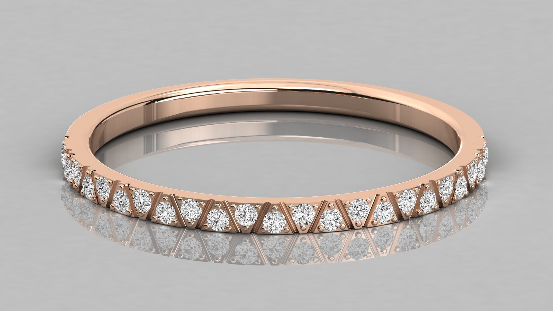 300 solitaire women ring 3dm 9 render stl detail bulk collection 3D print model_121