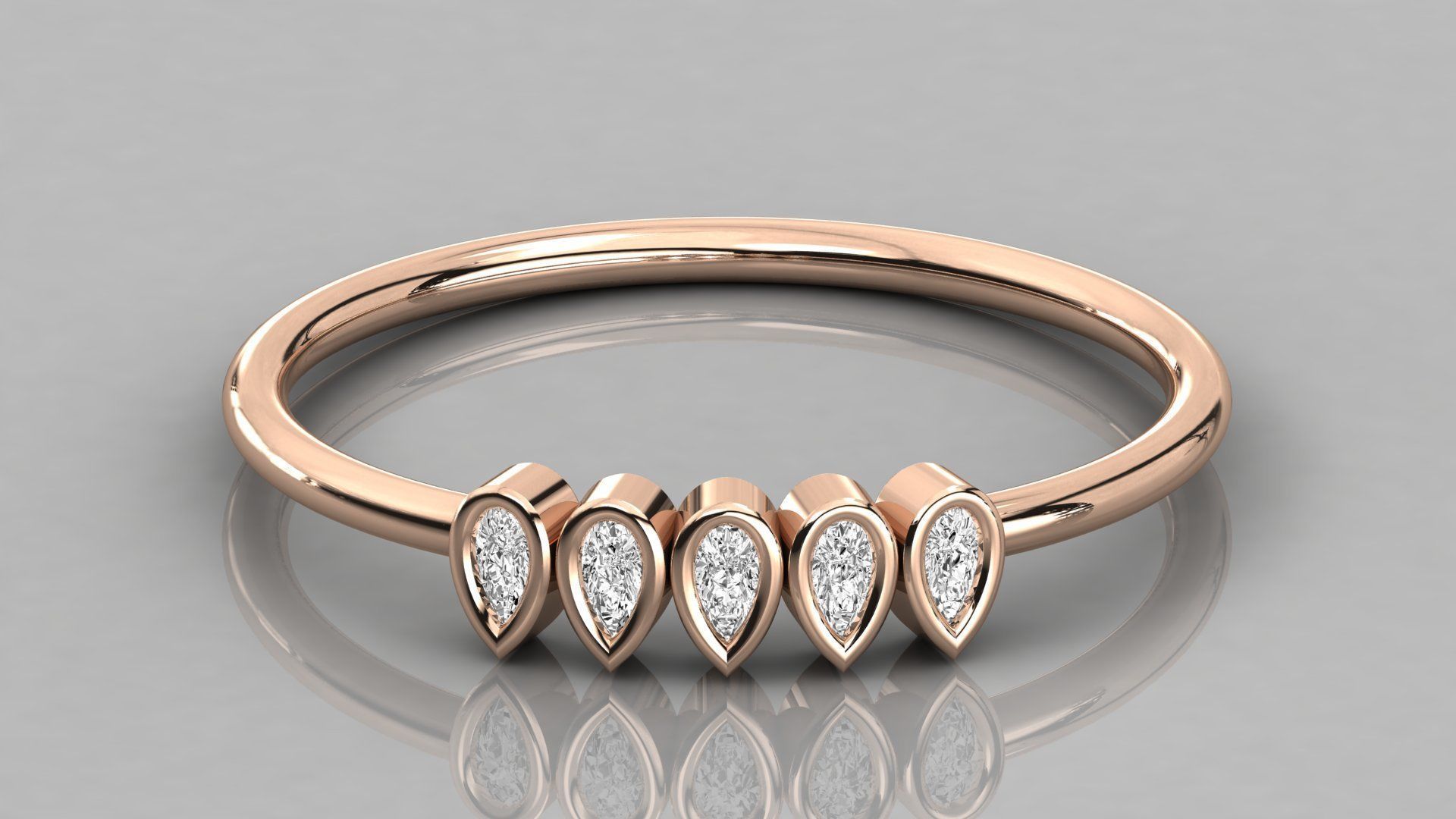 300 solitaire women ring 3dm 9 render stl detail bulk collection 3D print model_109