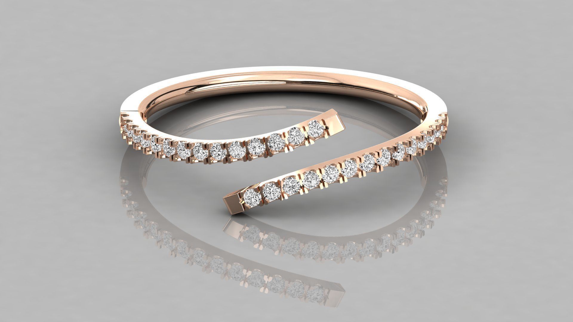 300 solitaire women ring 3dm 9 render stl detail bulk collection 3D print model_105