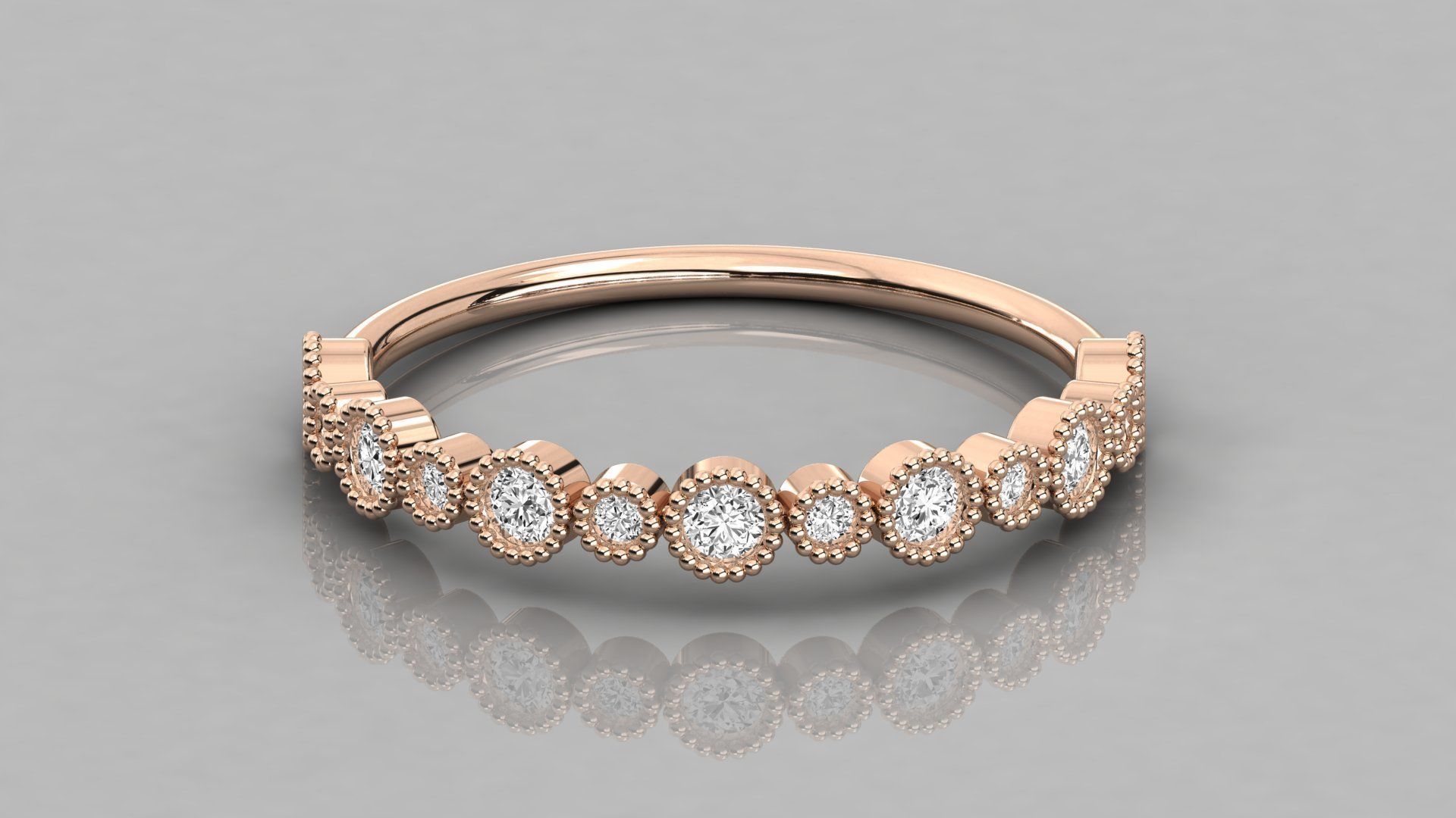 300 solitaire women ring 3dm 9 render stl detail bulk collection 3D print model_83