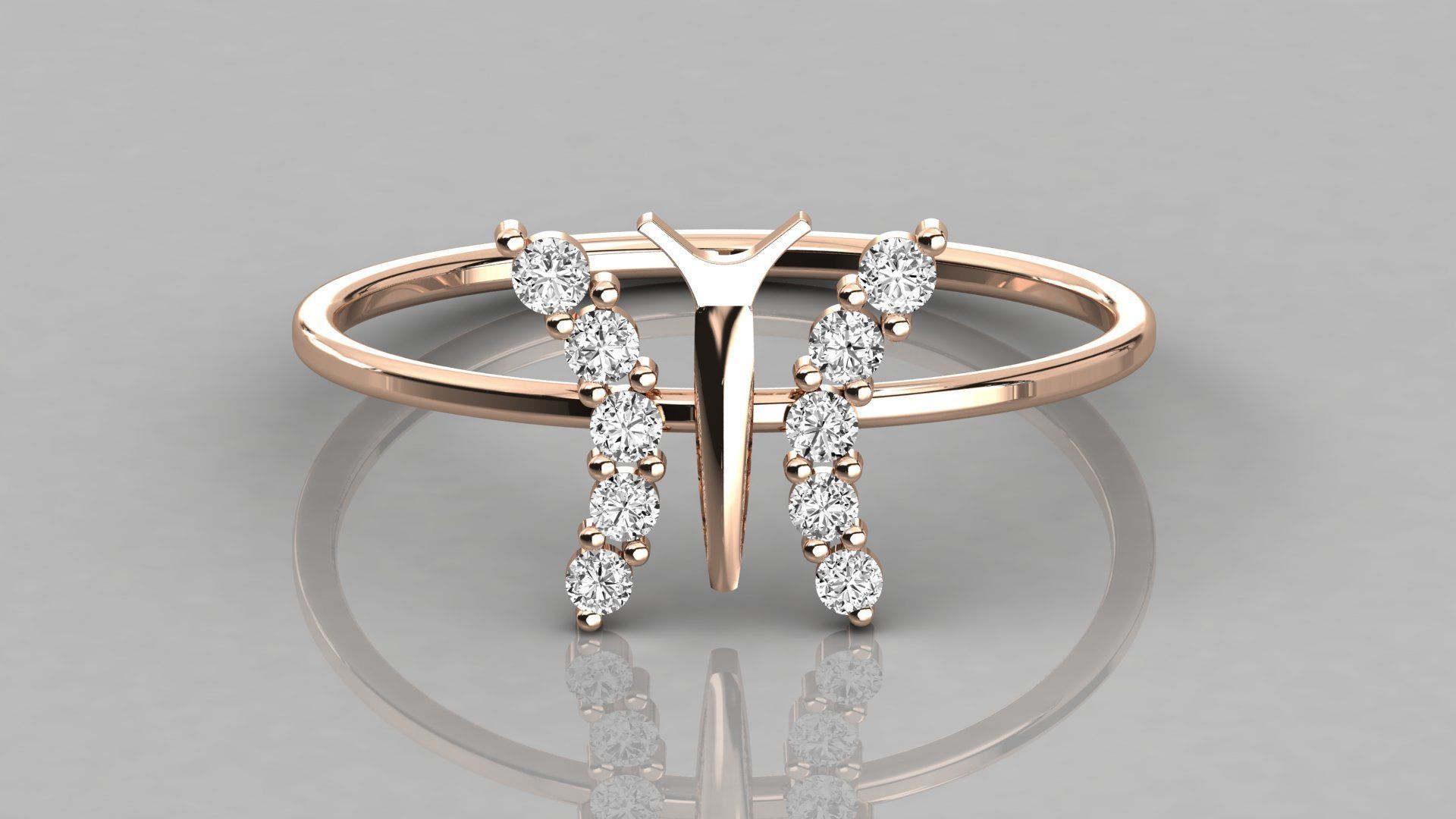 300 solitaire women ring 3dm 9 render stl detail bulk collection 3D print model_36