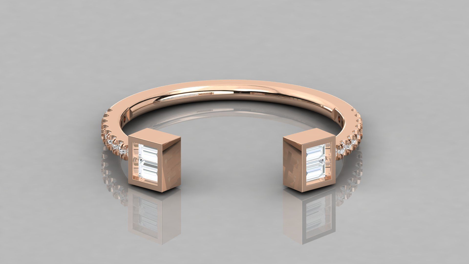 300 solitaire women ring 3dm 9 render stl detail bulk collection 3D print model_19