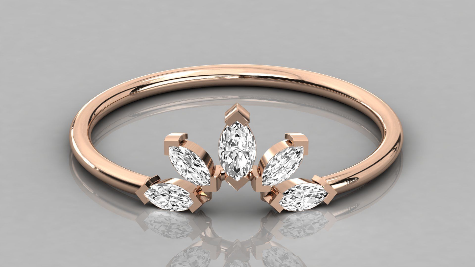 300 solitaire women ring 3dm 9 render stl detail bulk collection 3D print model_61