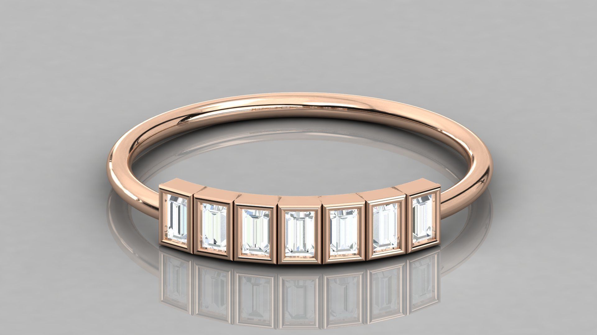 300 solitaire women ring 3dm 9 render stl detail bulk collection 3D print model_110