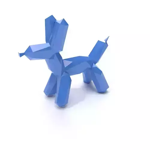 Balloon dog low poly