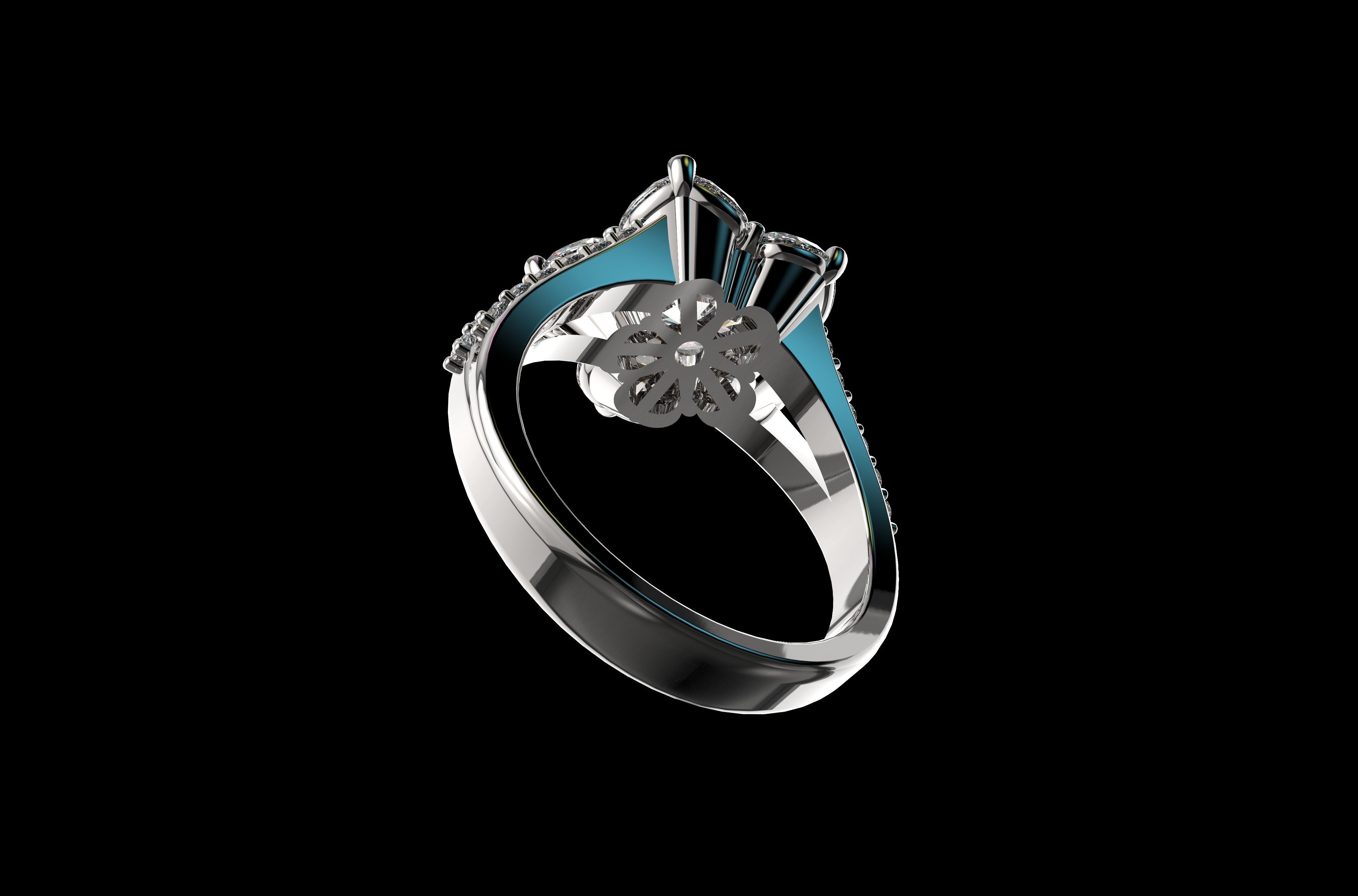 Gold N609 3D print model_7