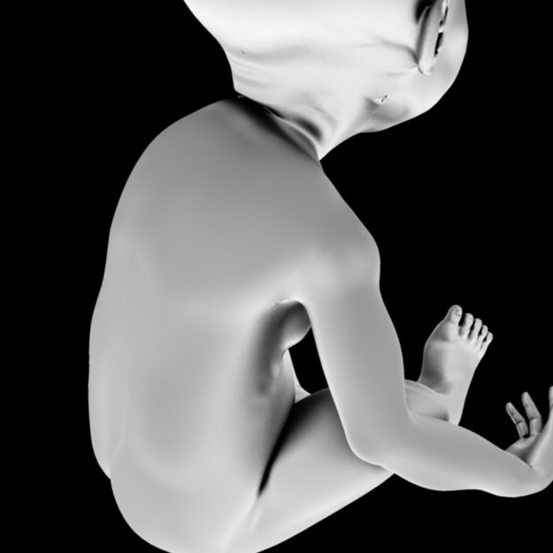 PRINT READY BABY SEATED 1 3D print model_10