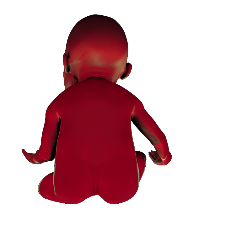 PRINT READY BABY SEATED 1 3D print model_8