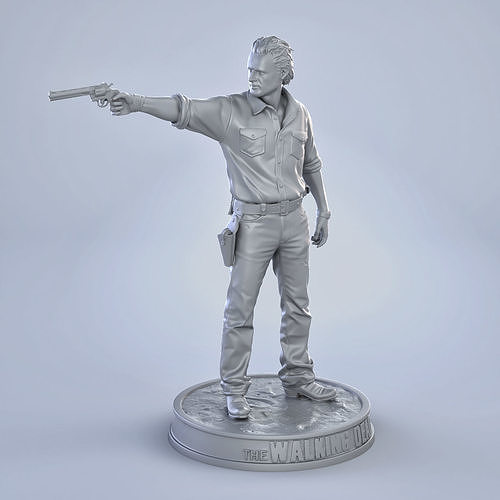 Rick Grimes 3D print model