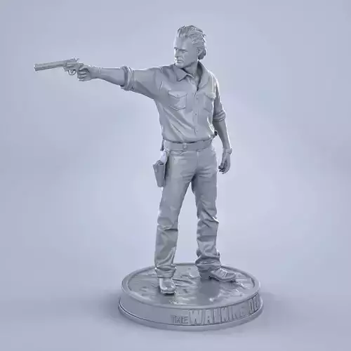 Rick Grimes 3D print model