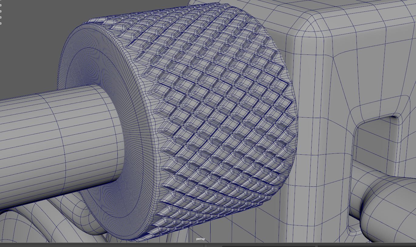 Stylized Single Eye Glasses 3D model_5