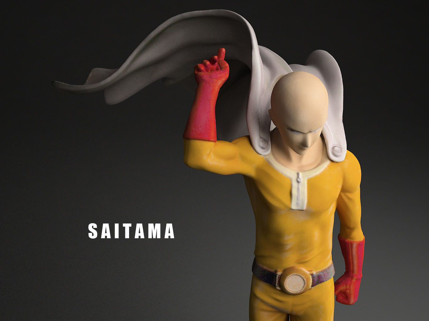 SAITAMA ONE PUNCH MAN 3D model_1
