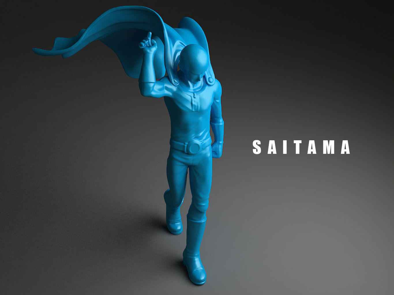 SAITAMA ONE PUNCH MAN 3D model_5