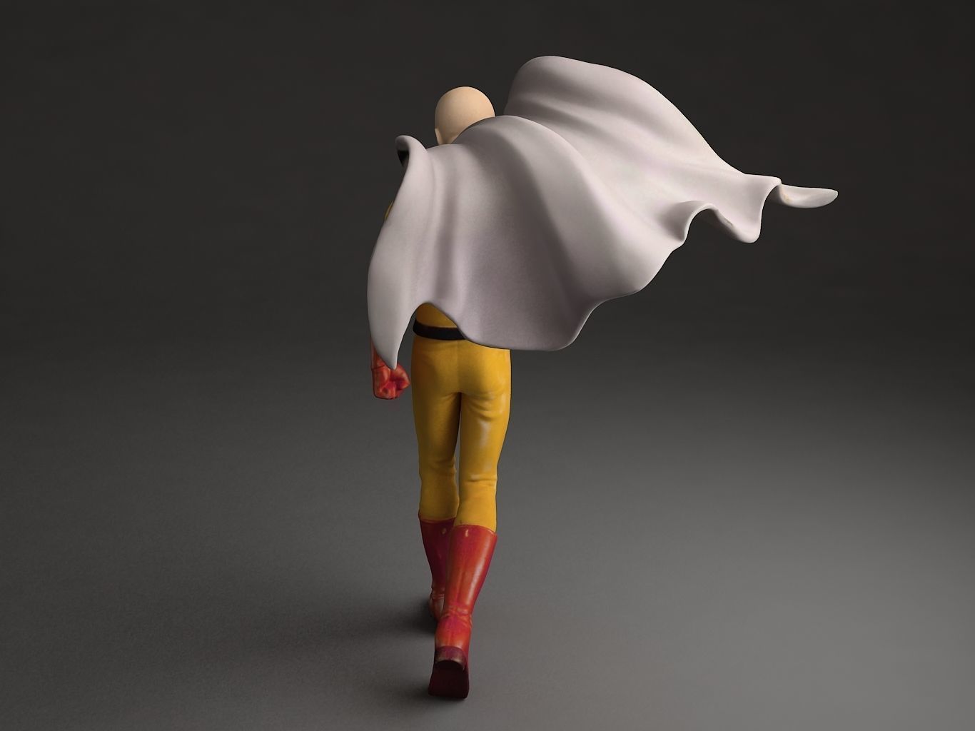 SAITAMA ONE PUNCH MAN 3D model_11