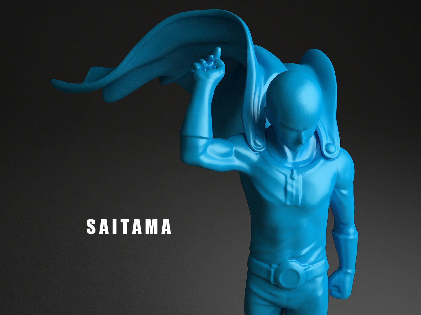 SAITAMA ONE PUNCH MAN 3D model_2