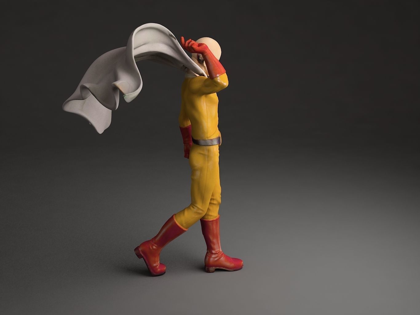 SAITAMA ONE PUNCH MAN 3D model_9