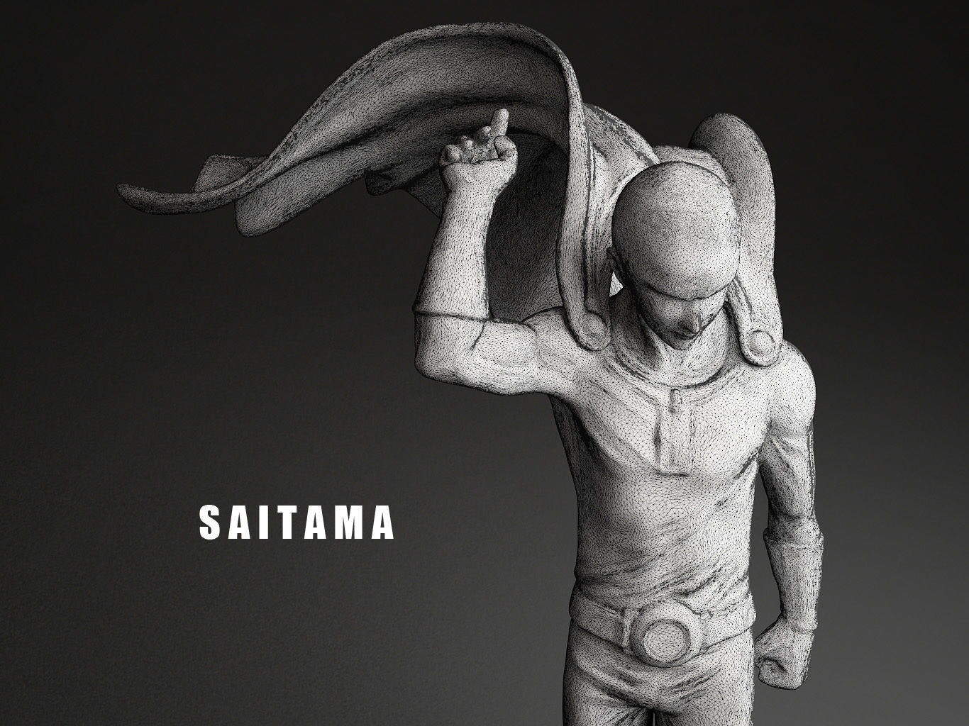 SAITAMA ONE PUNCH MAN 3D model_3