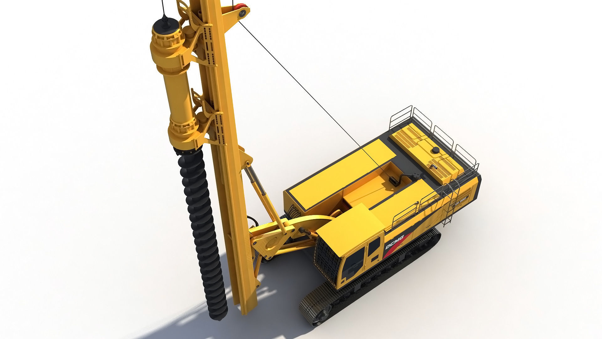 Spiral Drilling Machine 3D model_3
