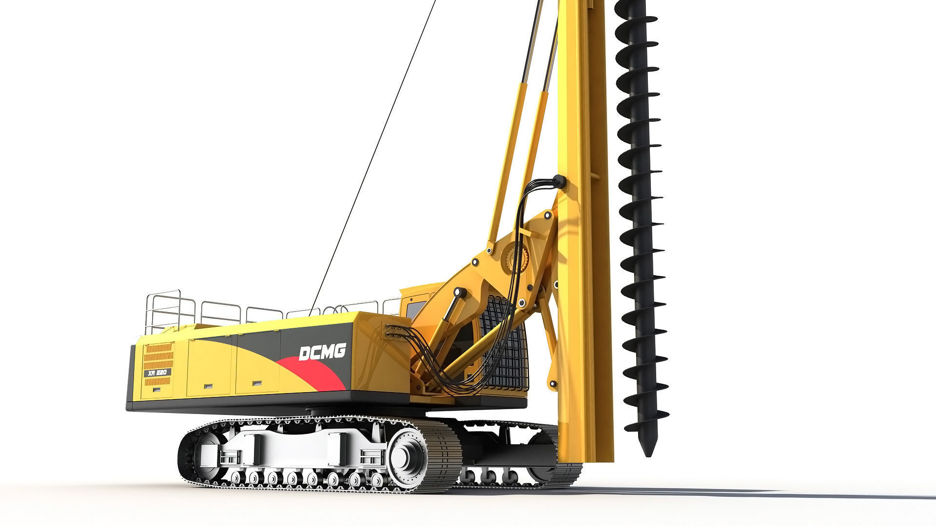 Spiral Drilling Machine 3D model_5