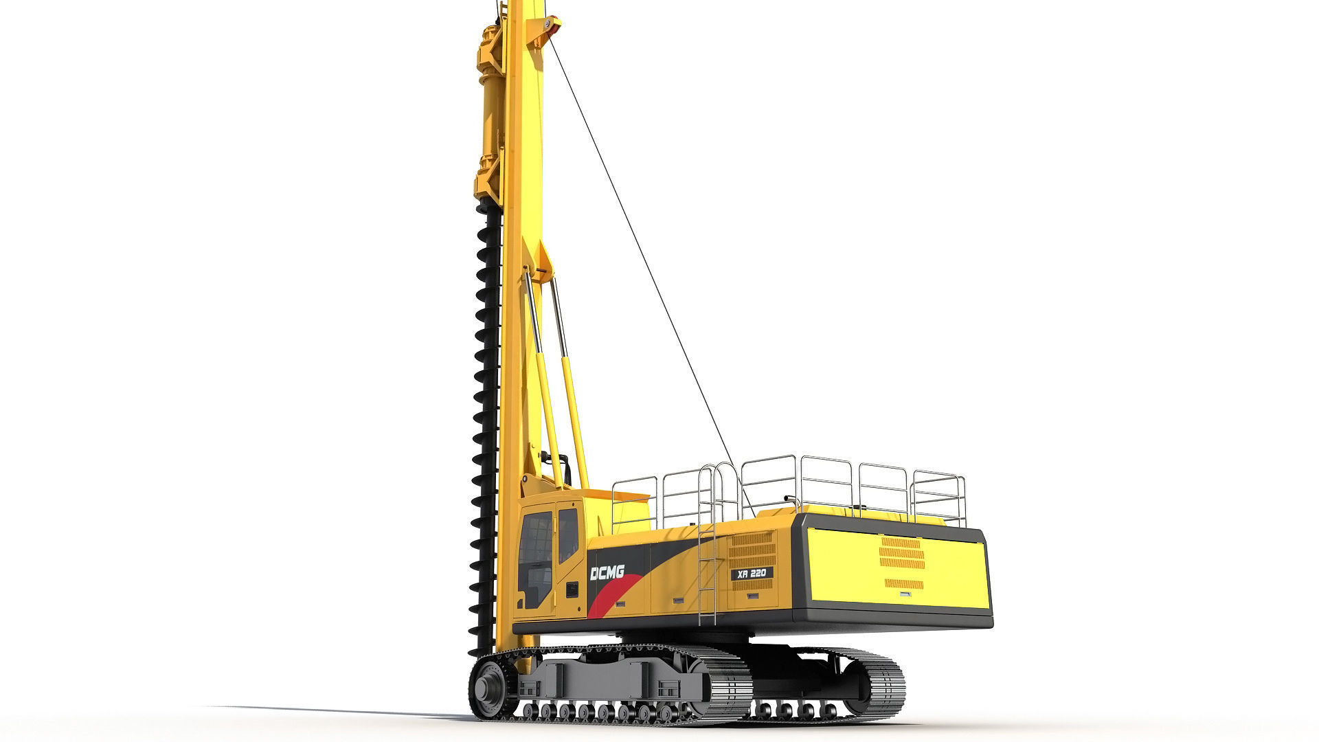 Spiral Drilling Machine 3D model_2