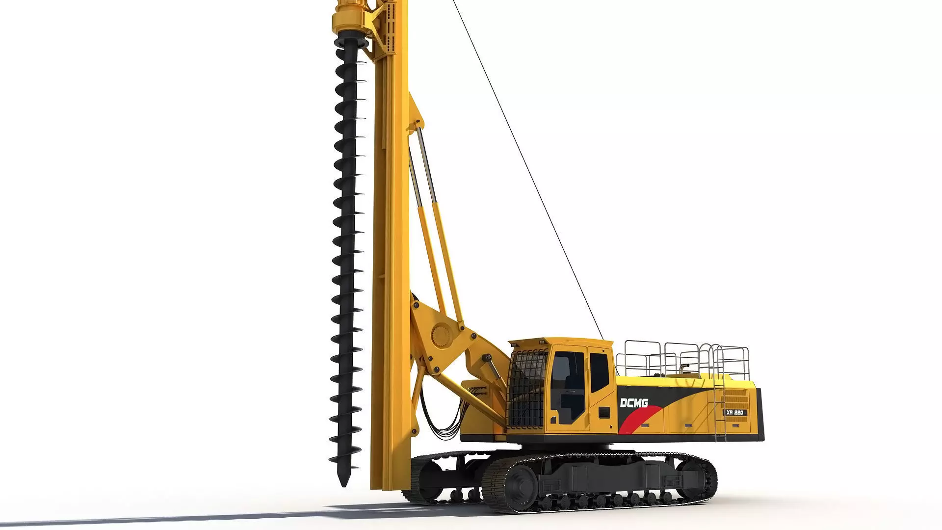 Spiral Drilling Machine 3D model_0