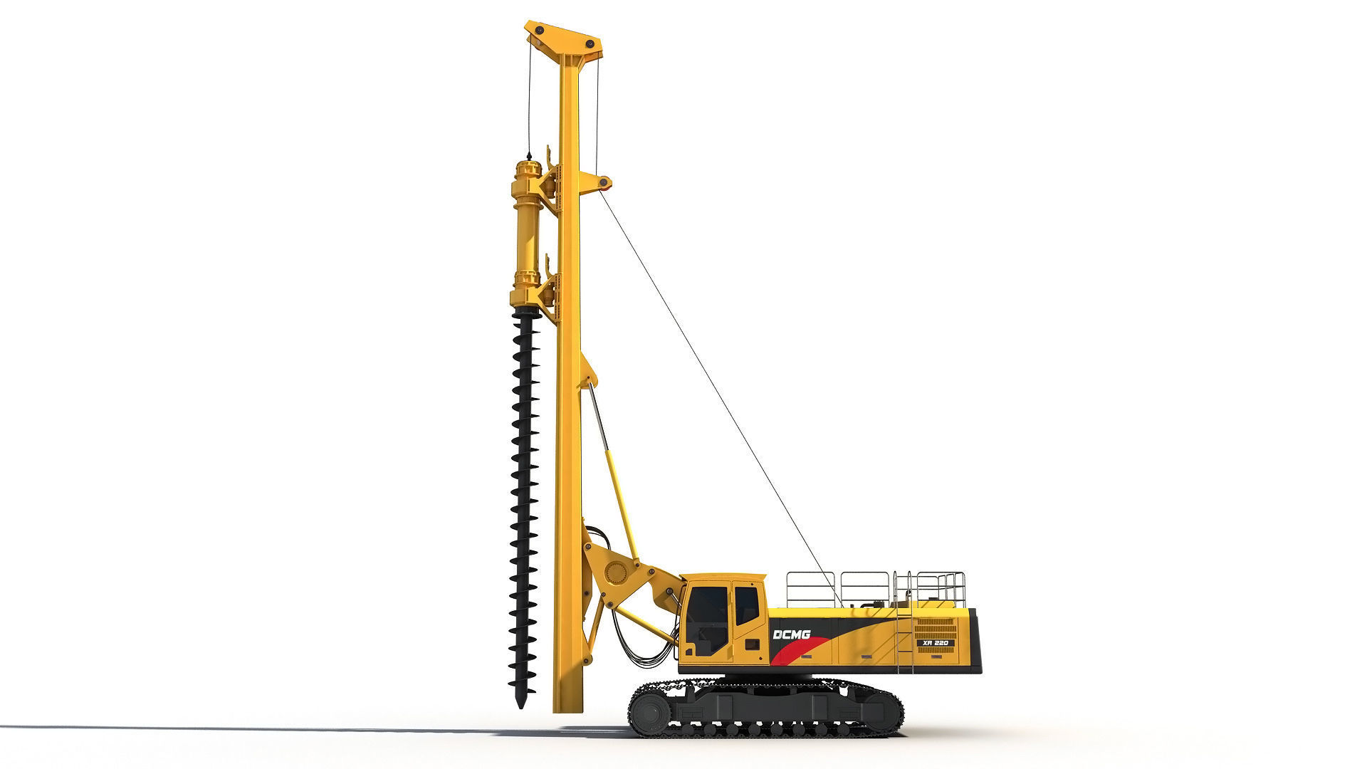 Spiral Drilling Machine 3D model_1