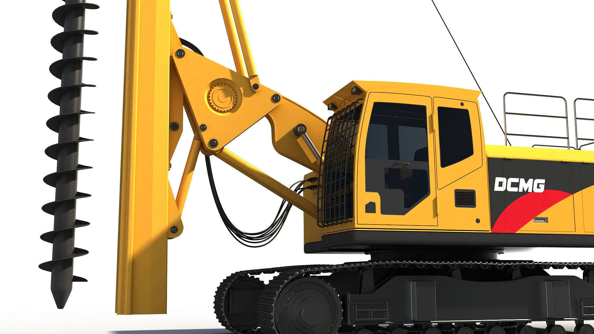 Spiral Drilling Machine 3D model_7