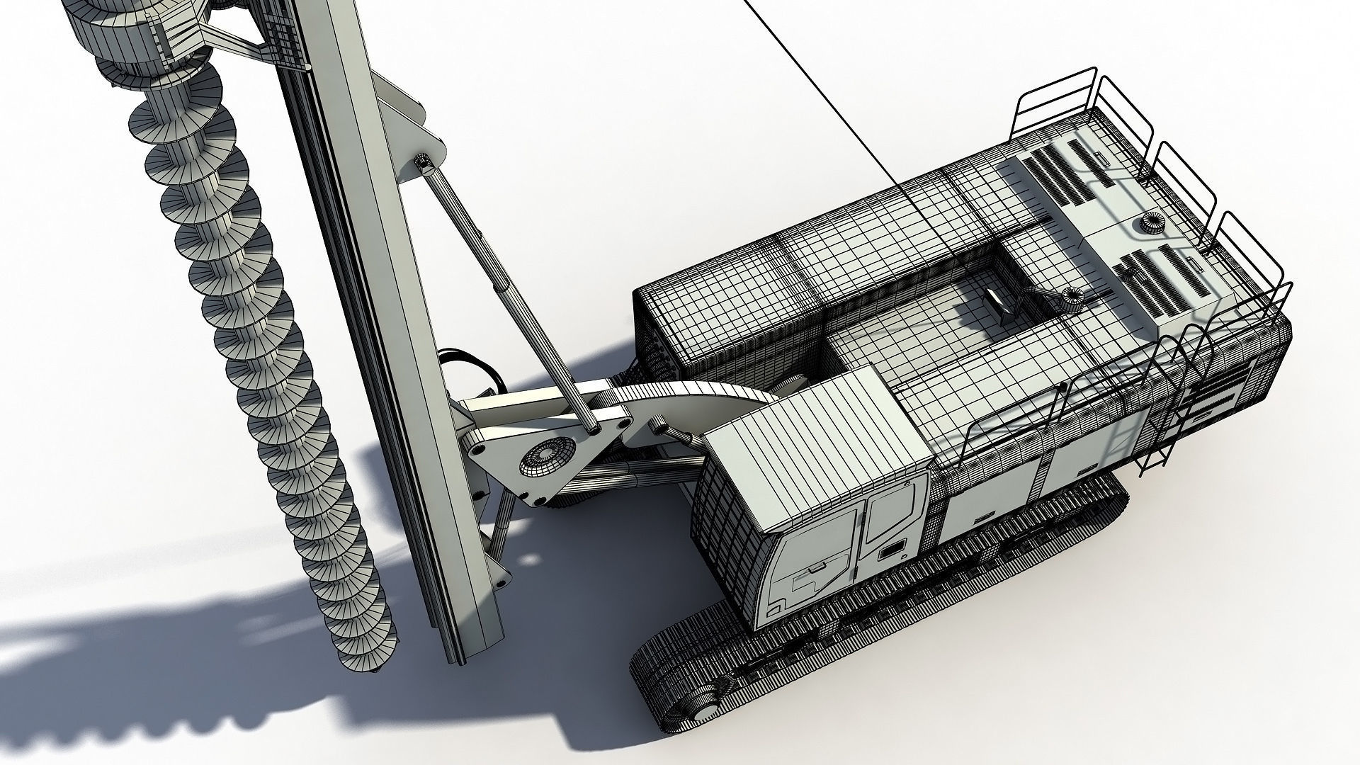 Spiral Drilling Machine 3D model_9