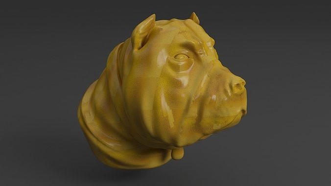 Bull Dog print Free 3D print model