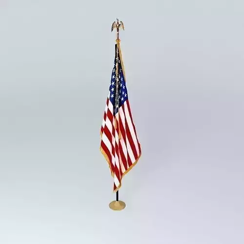 AMERICAN FLAG 3D model