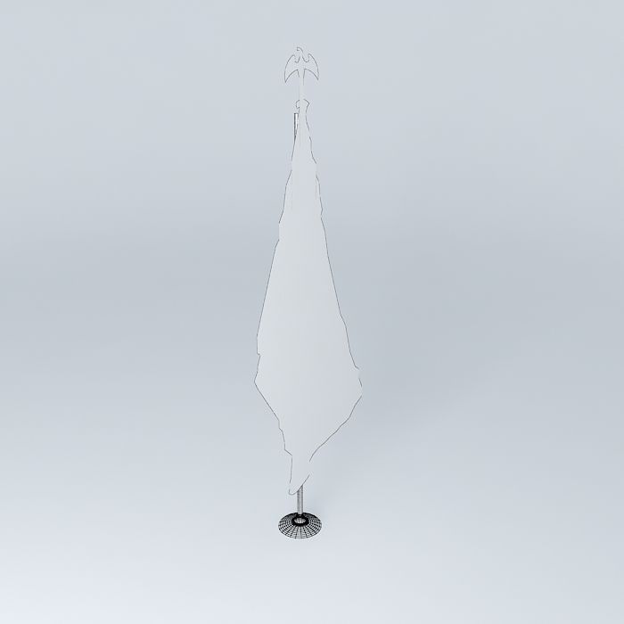 AMERICAN FLAG 3D model_3