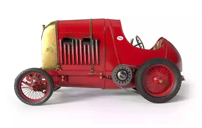  Fiat S76 Beast of Turin  3D model