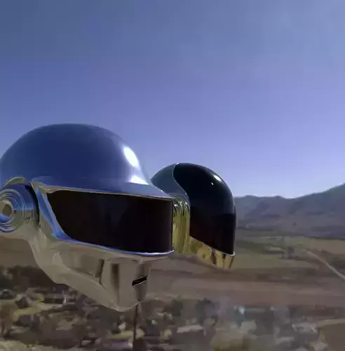 Daftpunk Helmets  3D model