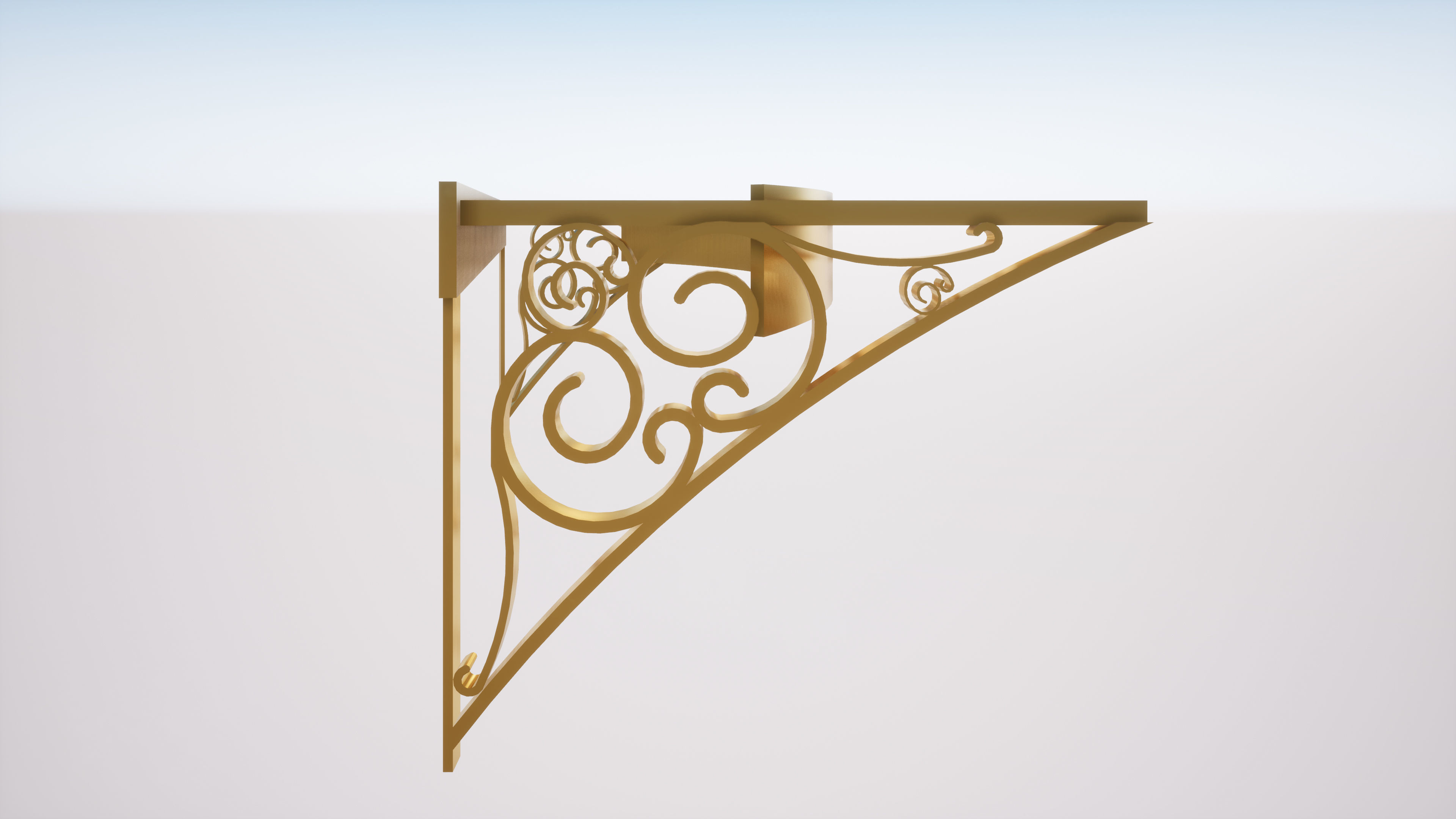 Haussmannian Entrance 3D model_2