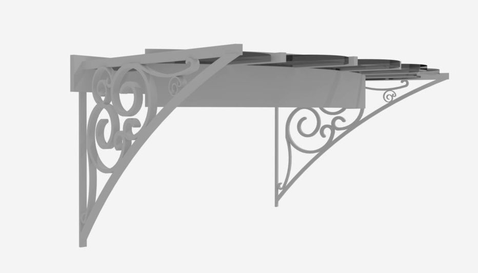 Haussmannian Entrance 3D model_4