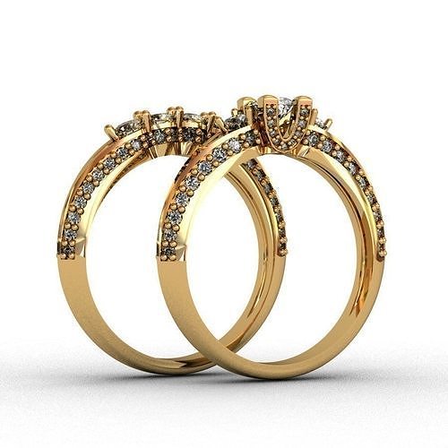 Diamond  Ring 3D print model 3D print model