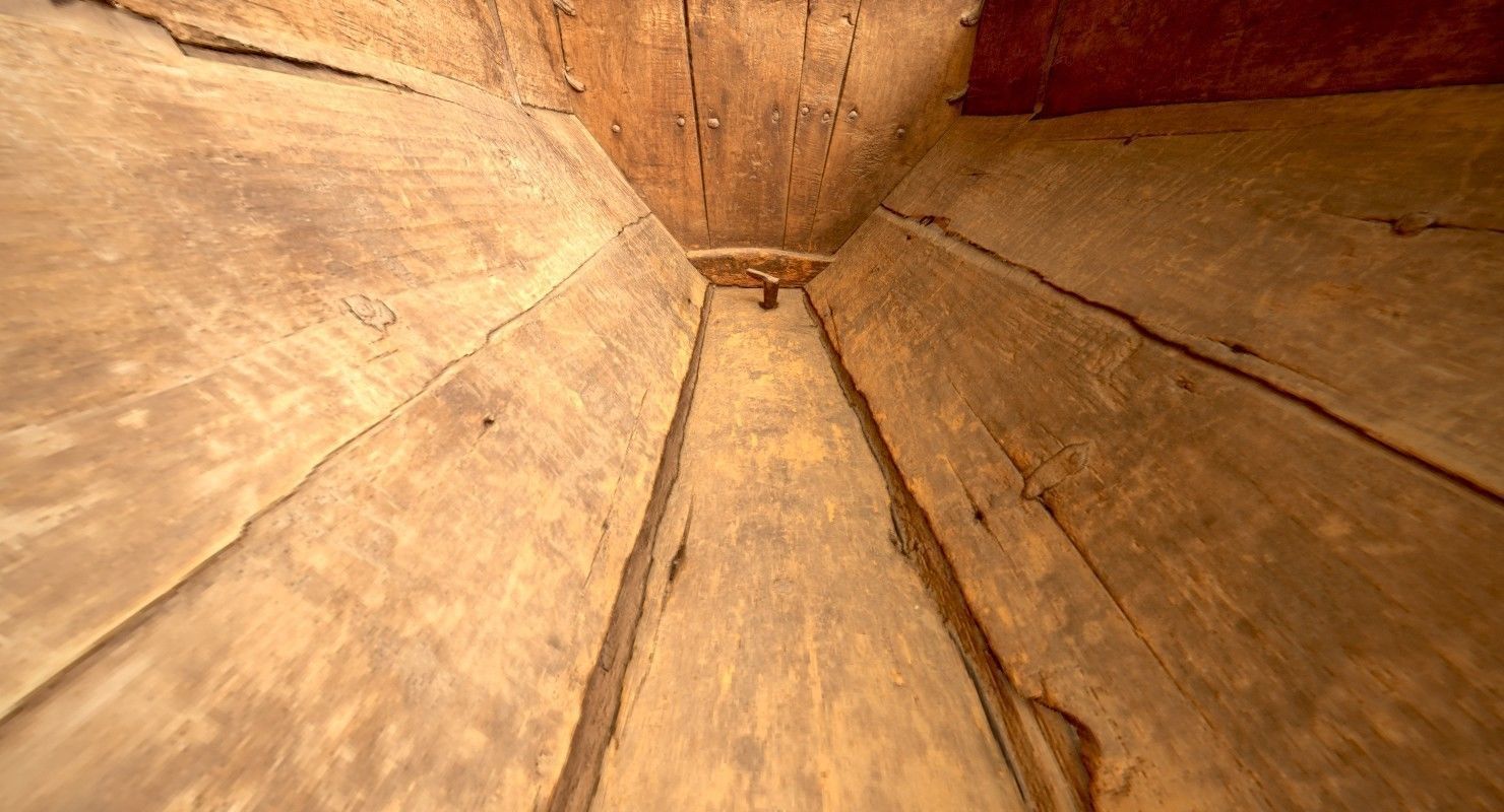 Old Wooden Cart Low-poly 3D model_8