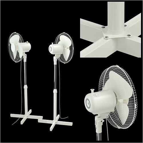 floor electric fan 3D model