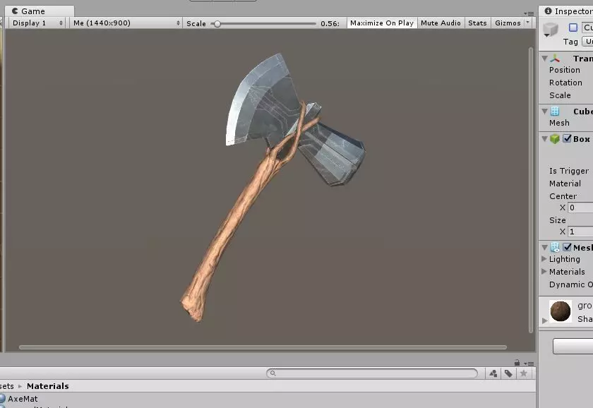 Stormbreaker axe Free low-poly 3D model