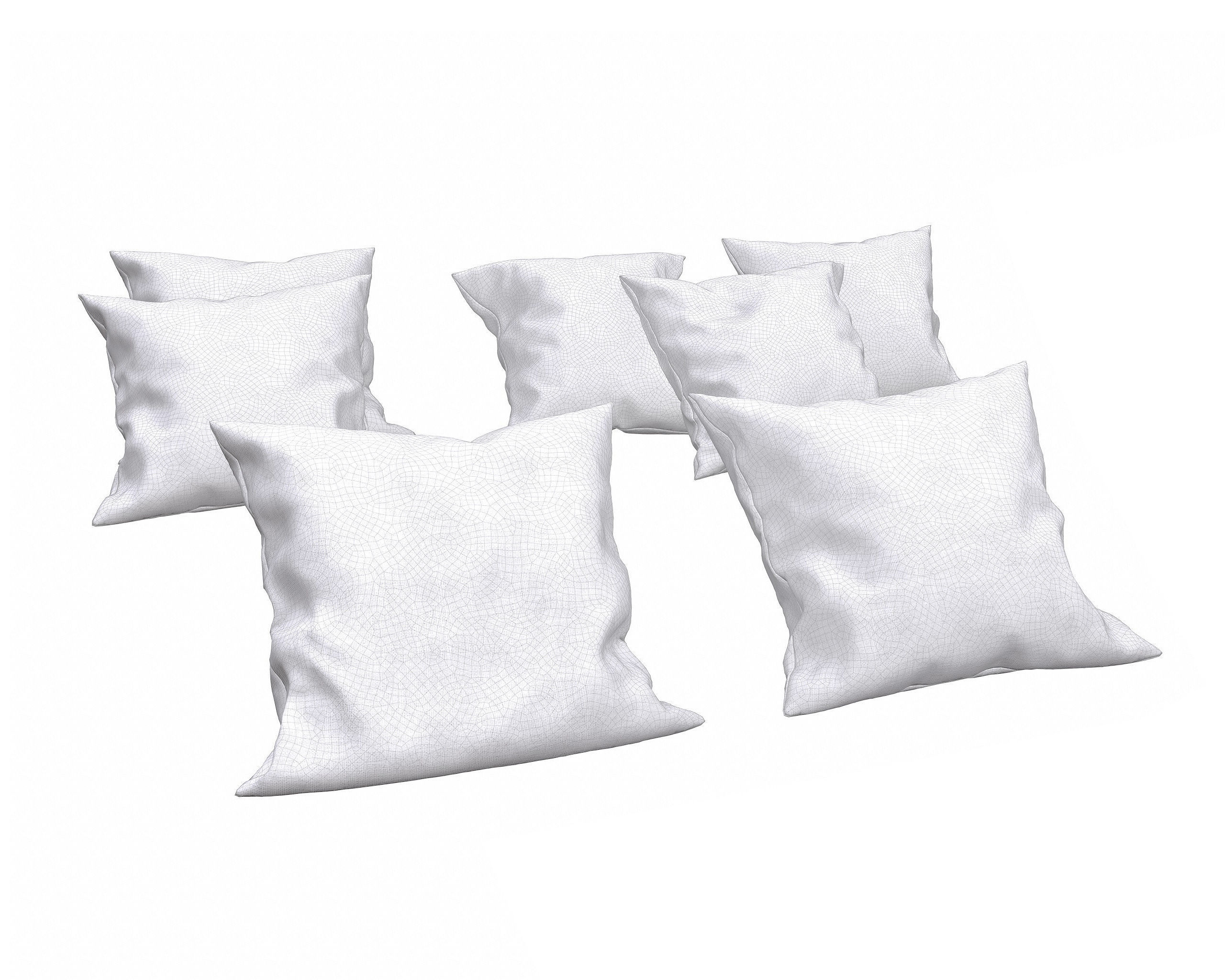 Solid Pillow SET 2 3D model_7