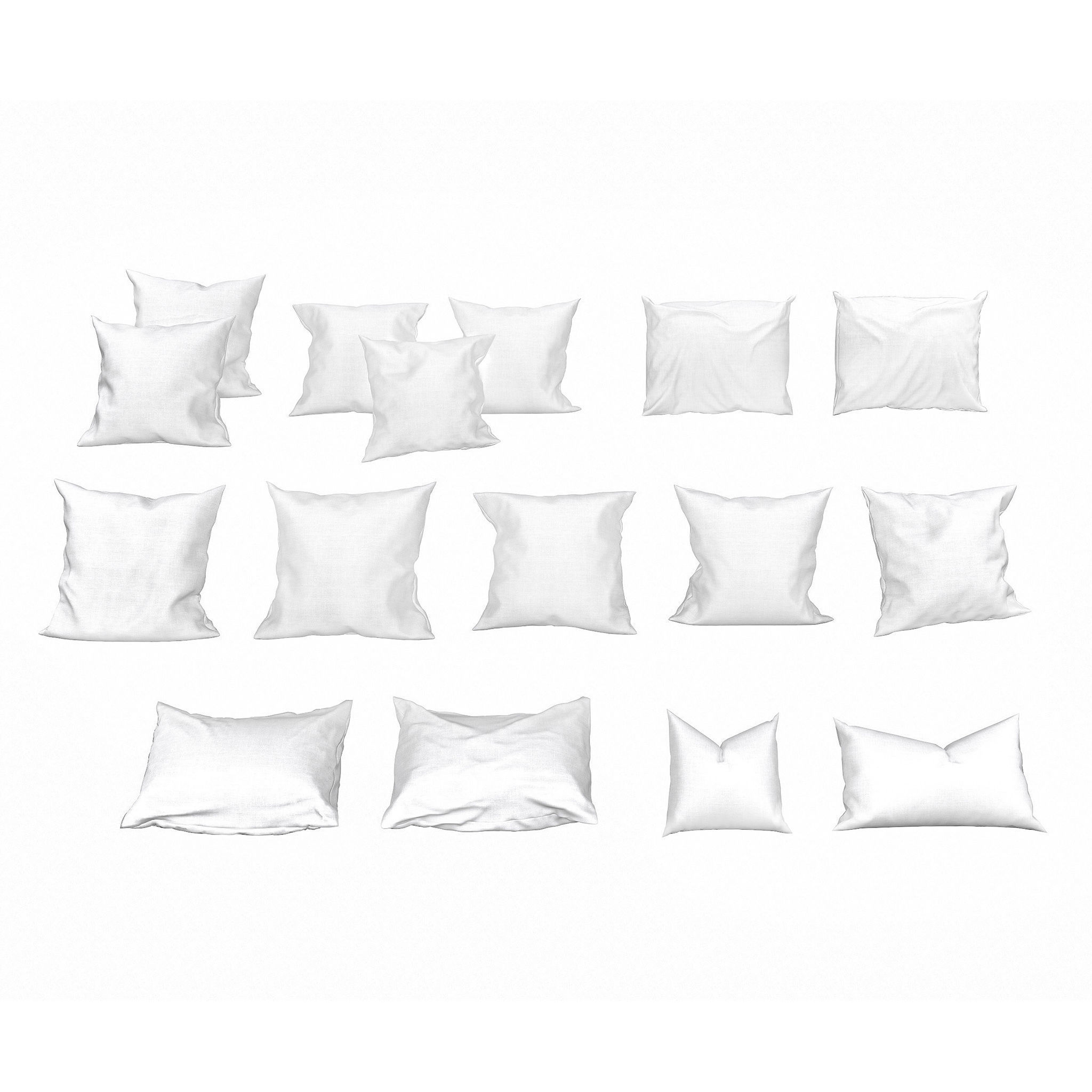 Solid Pillow SET 2 3D model_3