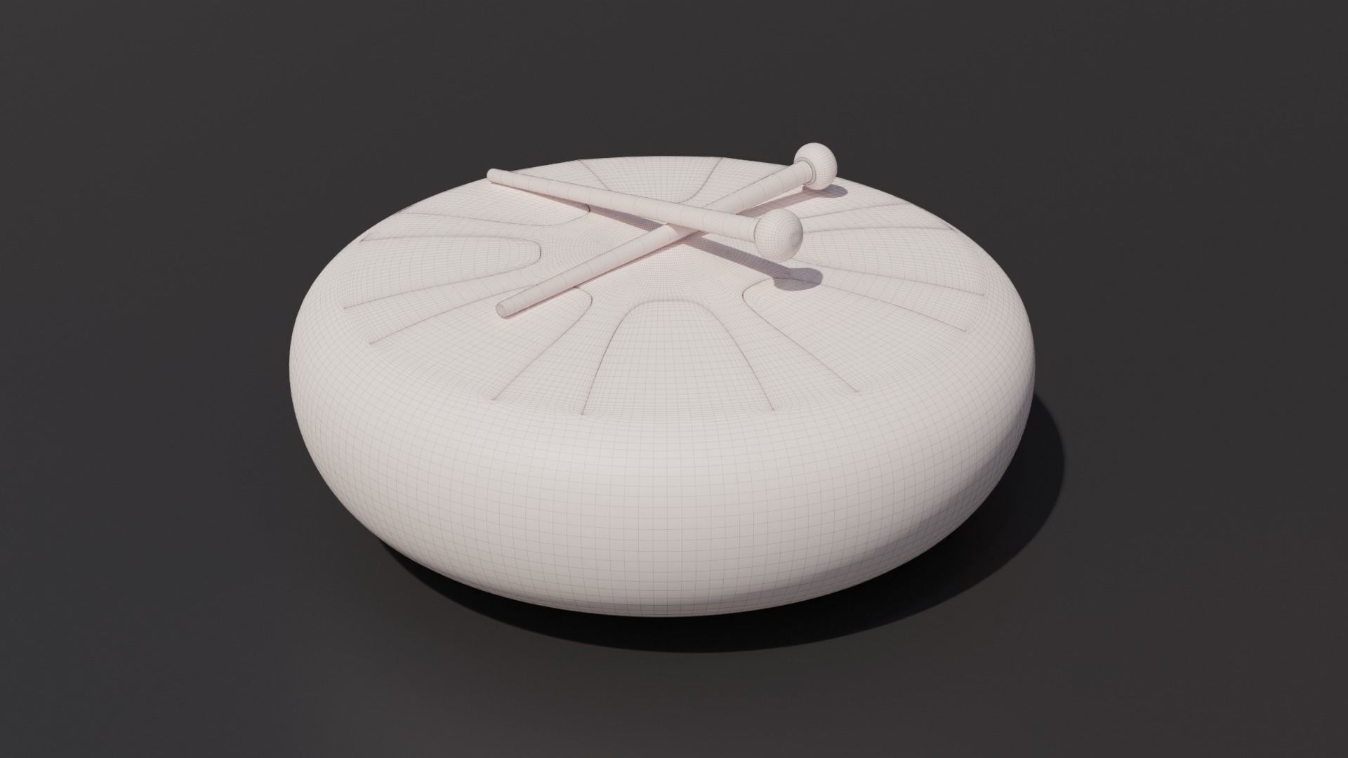 Steel Tongue Drum 3D model_17