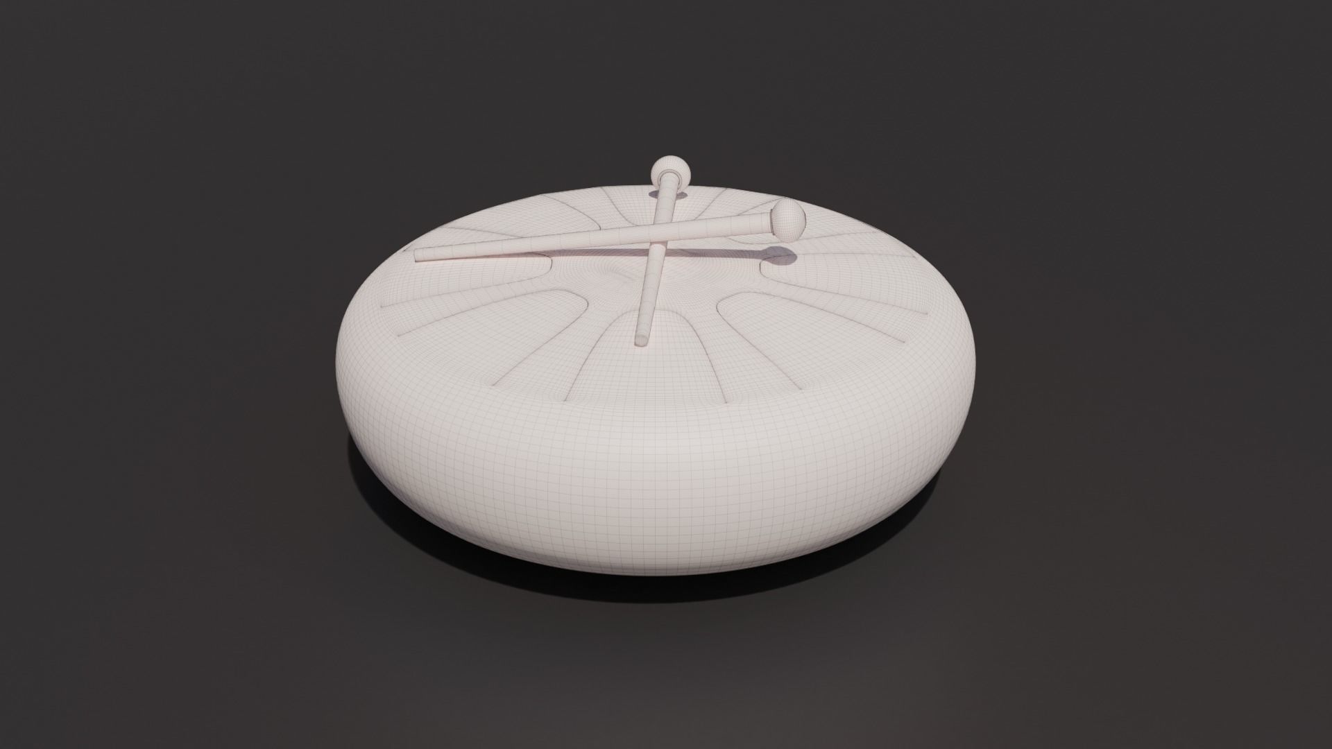 Steel Tongue Drum 3D model_9