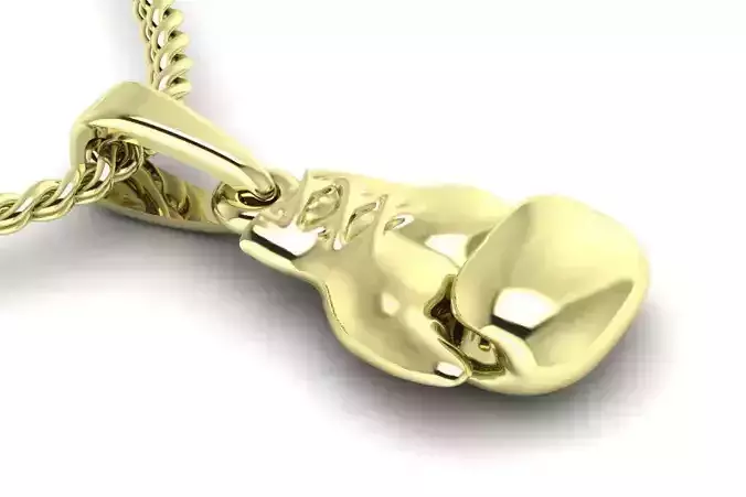 pendant boxing glove 3D print model