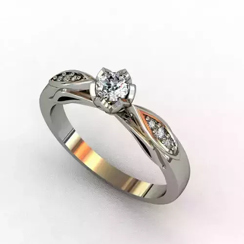 Diamond  Ring 3D print model