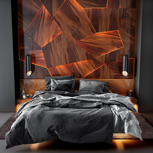 Bedroom set 3 3D model
