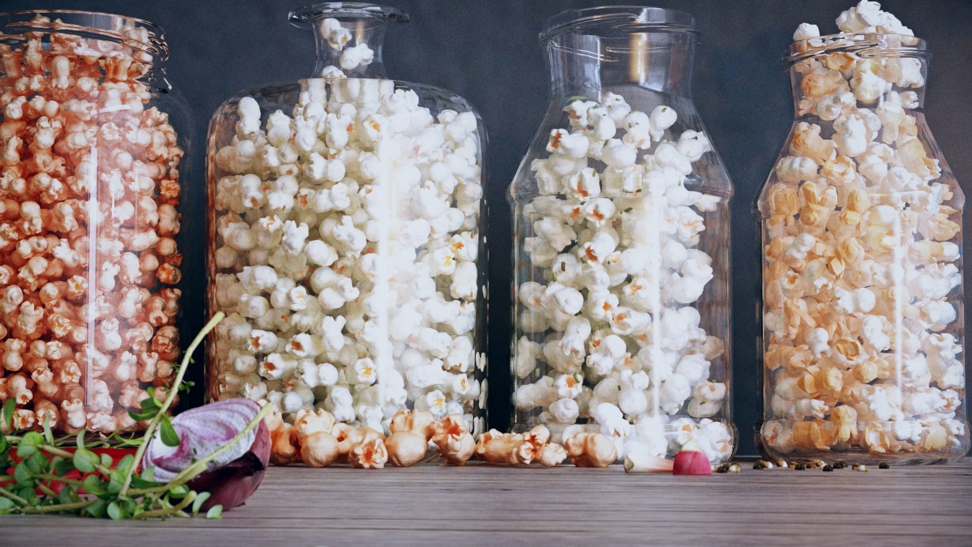 Popcorn Jars 3D model_4